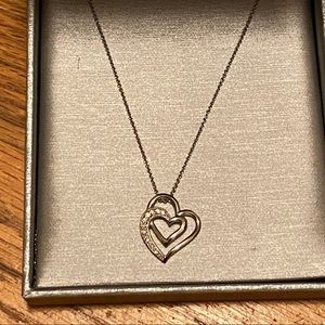 Zales Heart Diamond Necklace